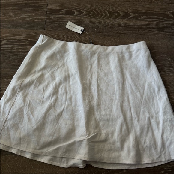 Anthropologie Tilda White Slip Skirt - Sz L - Picture 4 of 5